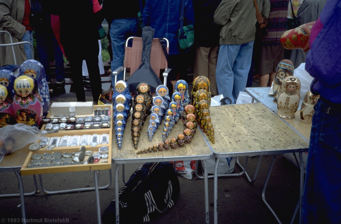 Souvenirs am Straßenrand