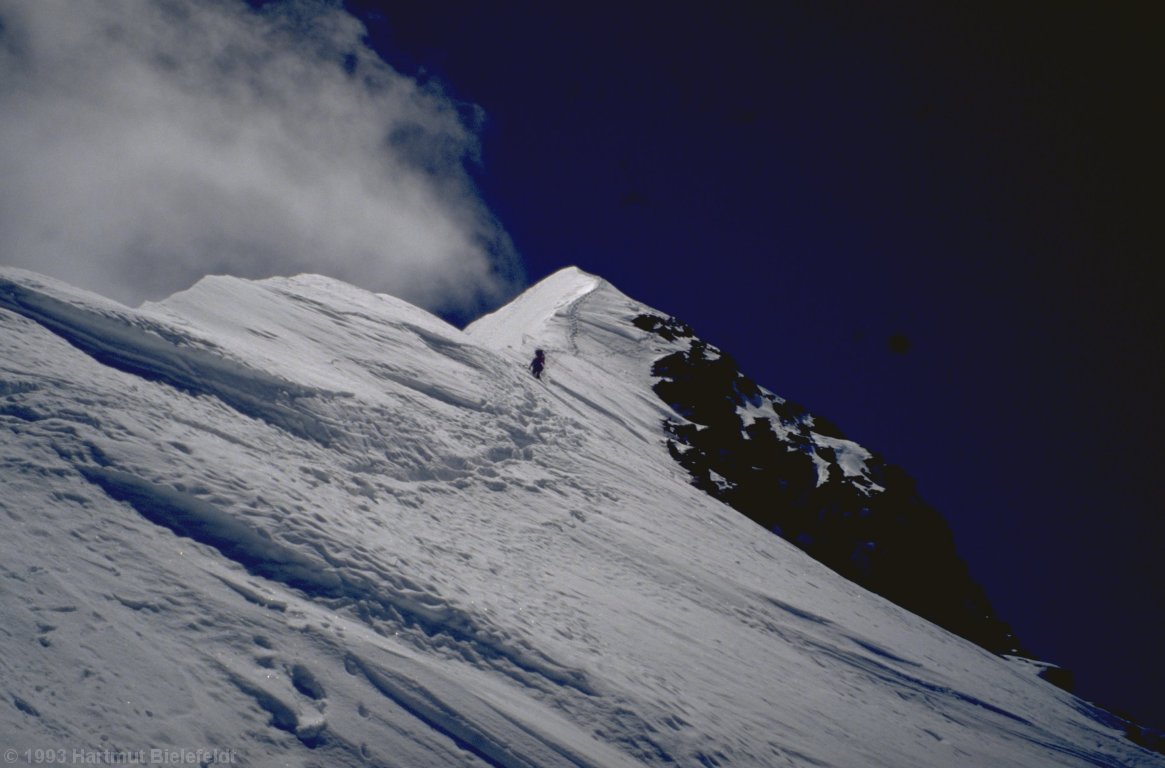 Die letzten hundert Höhenmeter.
