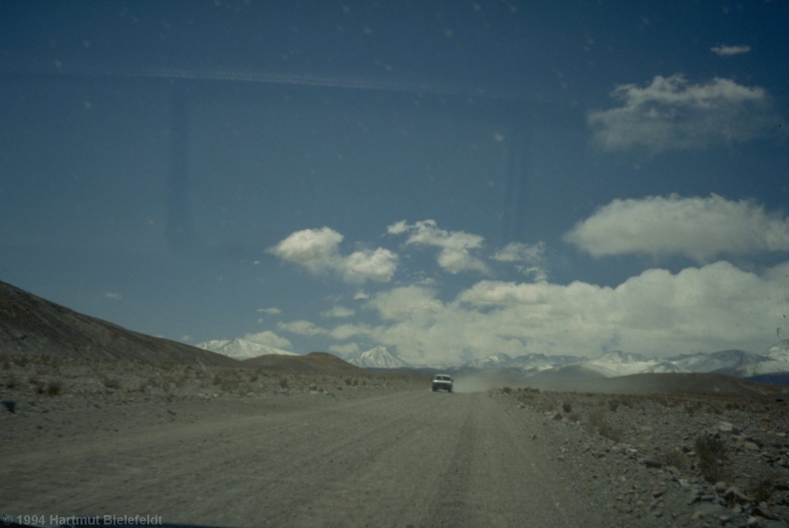 Beyond San Pedro, the road is rougher