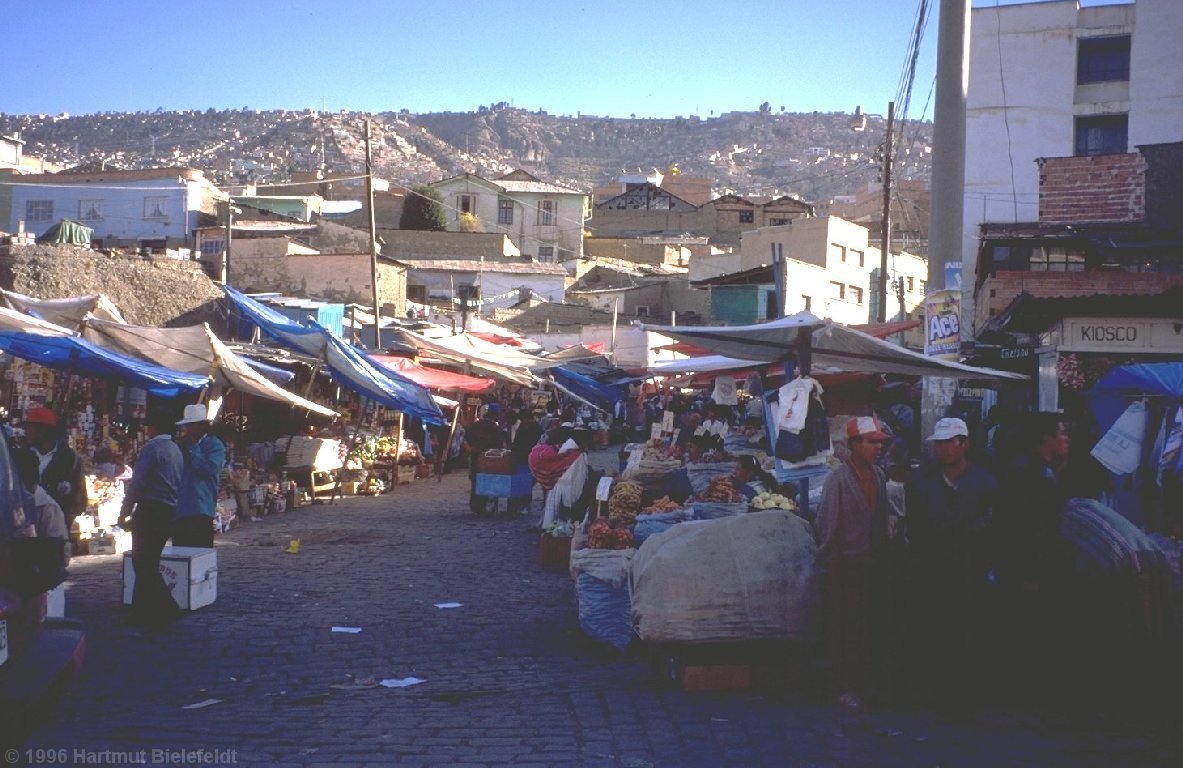 At the market one can provide with everything one needs - as far as one can find it.