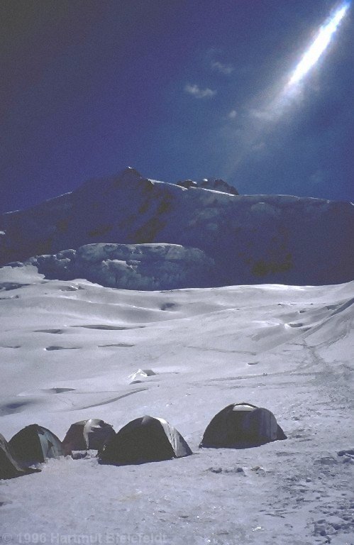 high camp at 5400 m