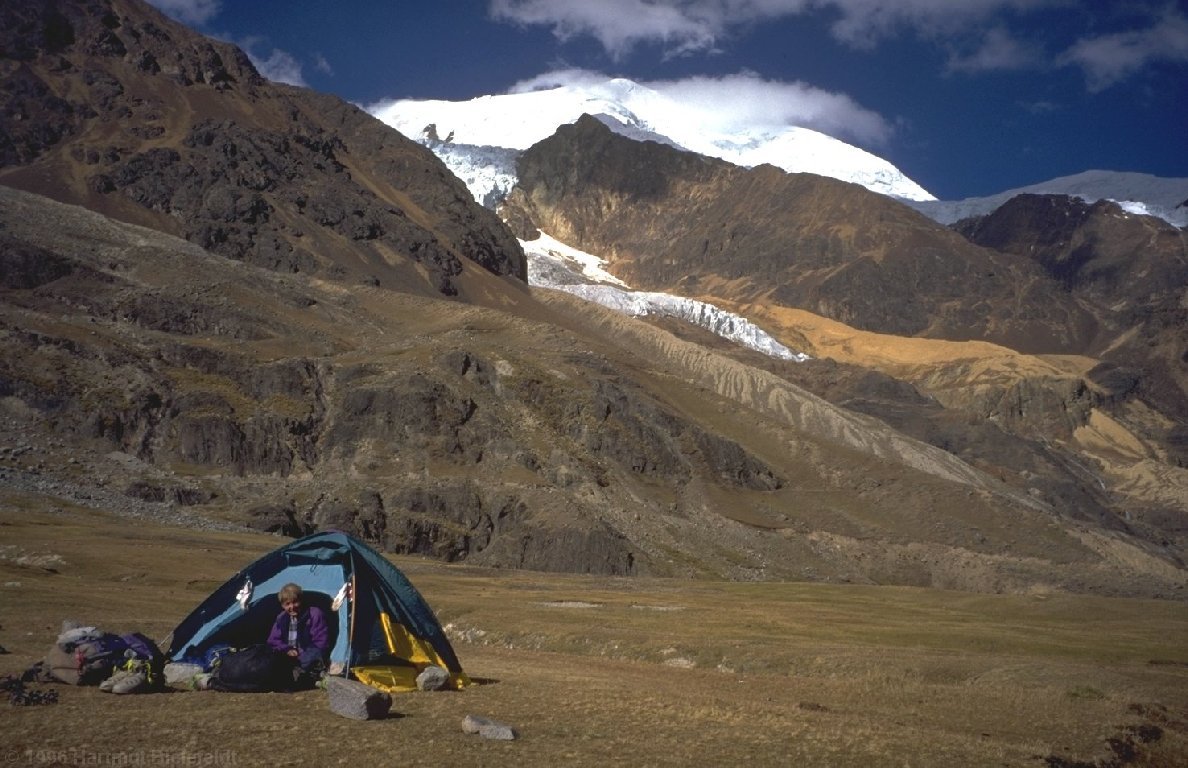 camp site at 4400 m