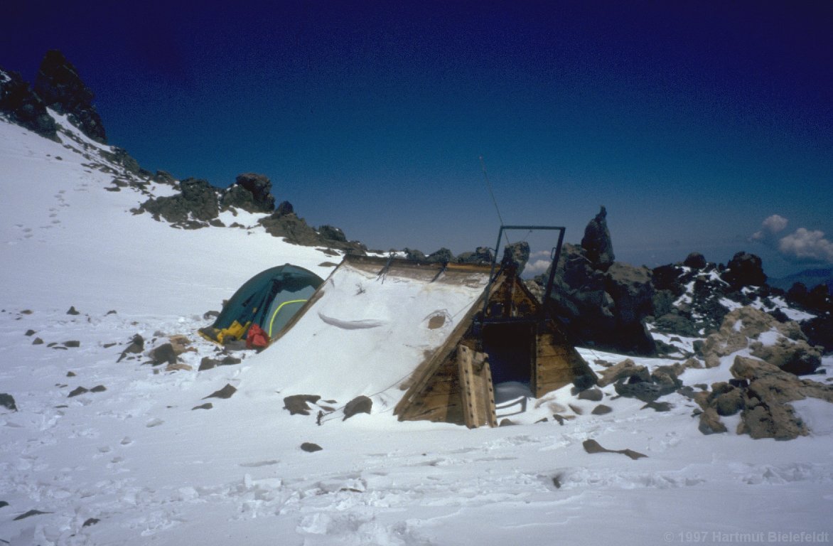 Refugio Berlin, 6000 m