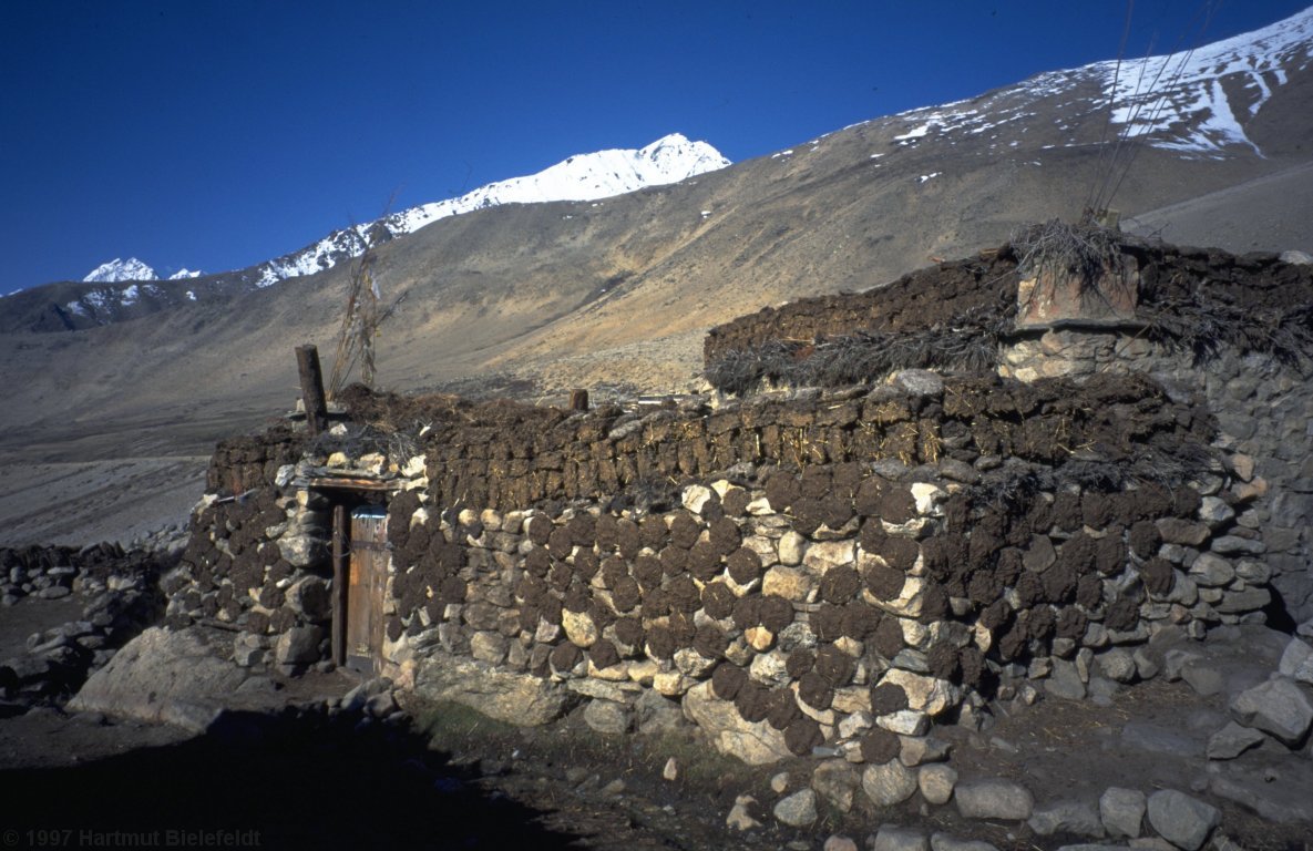 Yak dung is used for heating purposes