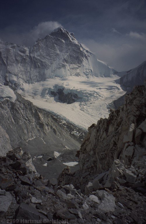 view to the other tents in camp 1.