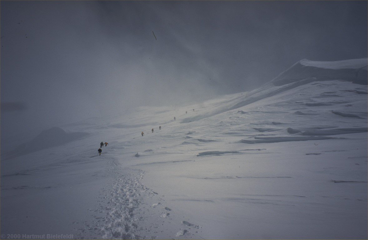 The final slope at the end of Football Field
