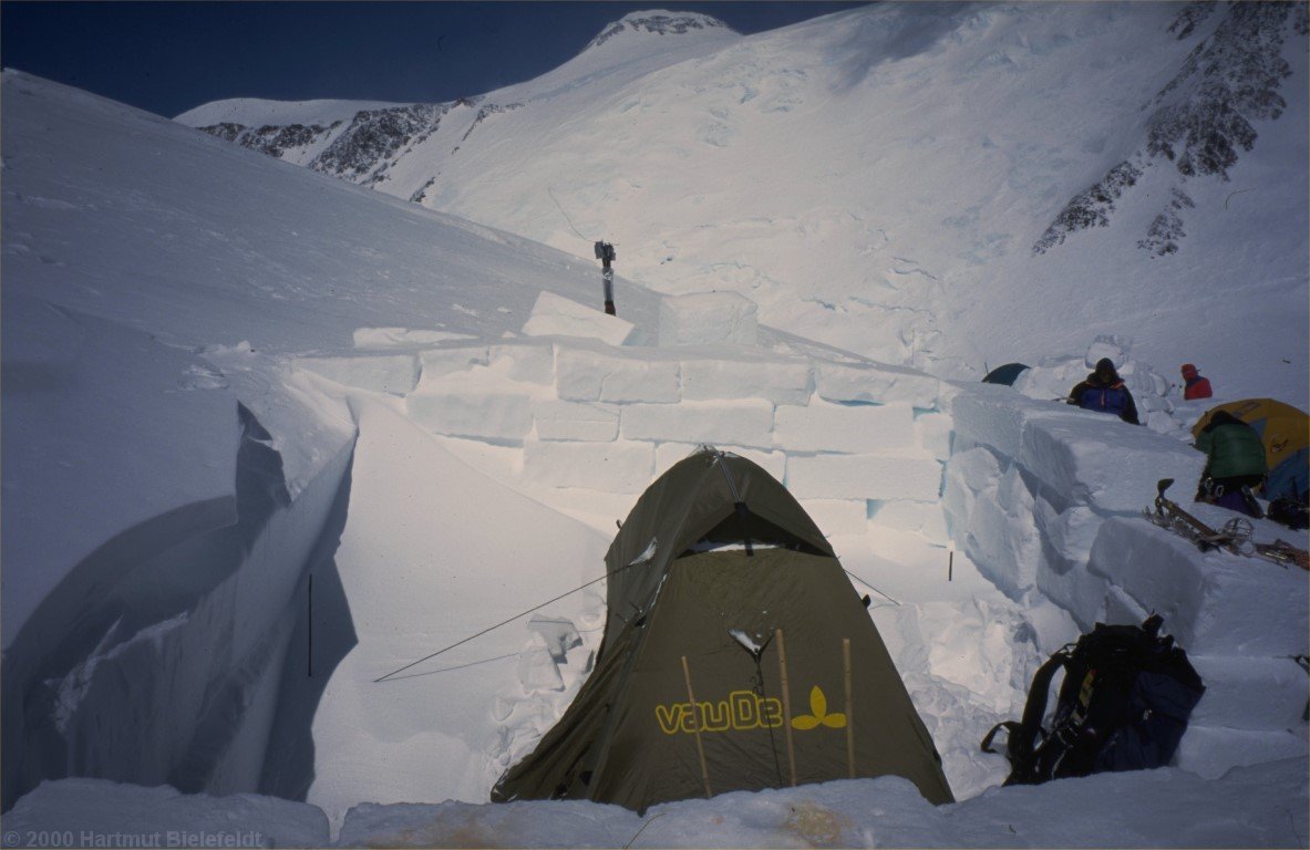 After the storm in high camp