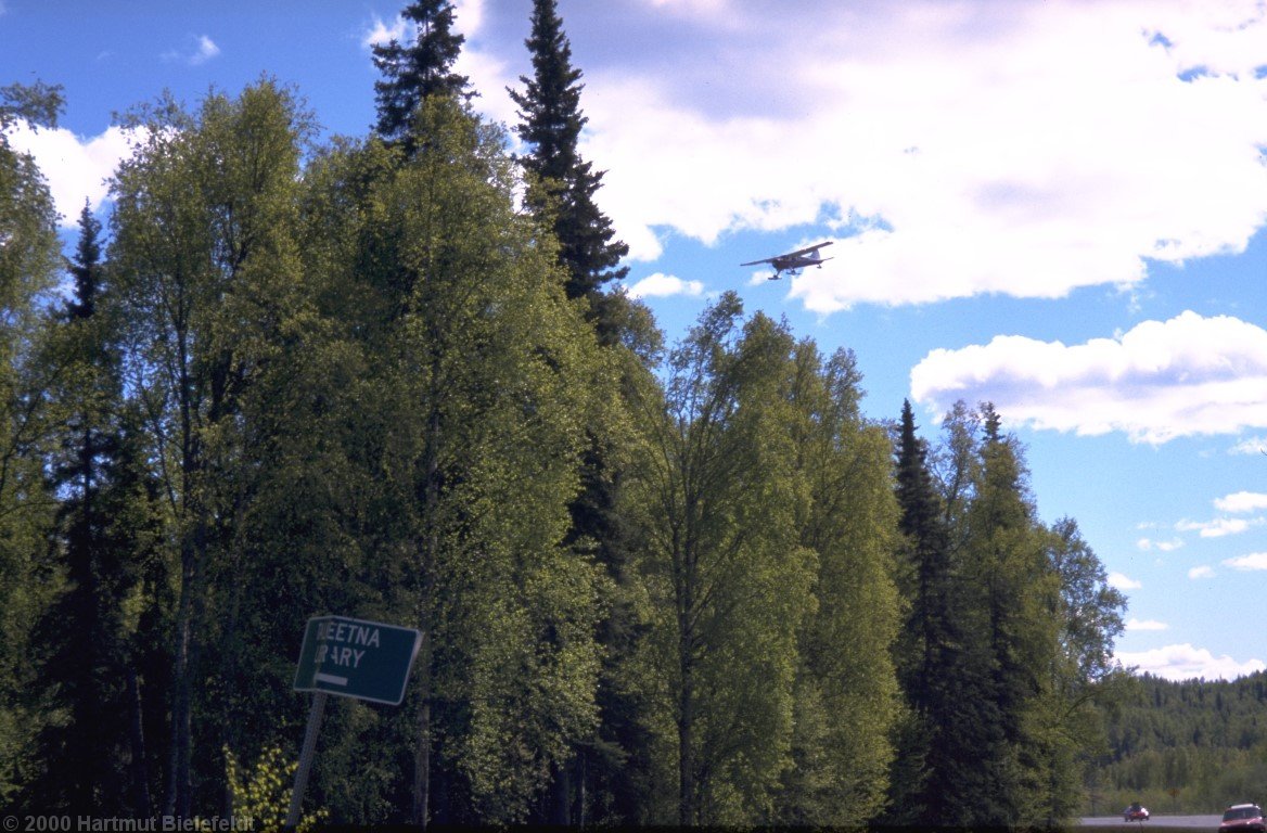 Am Flugplatz von Talkeetna