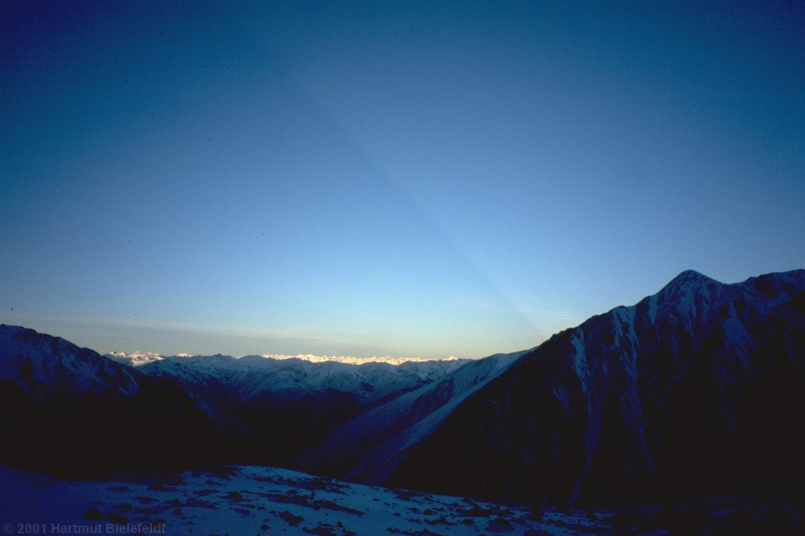 On the next good weather day we are on the ascent again.