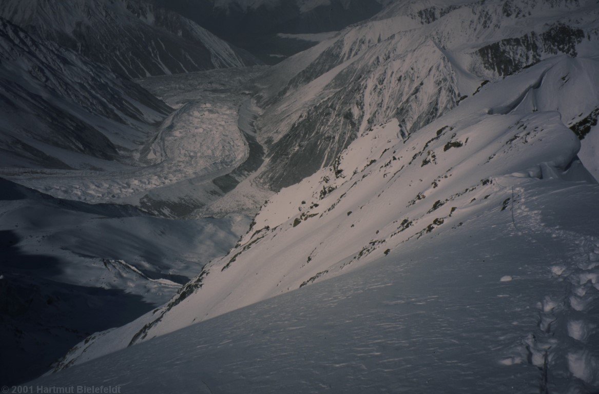 Nevertheless we don´t feel very good in this steepness.