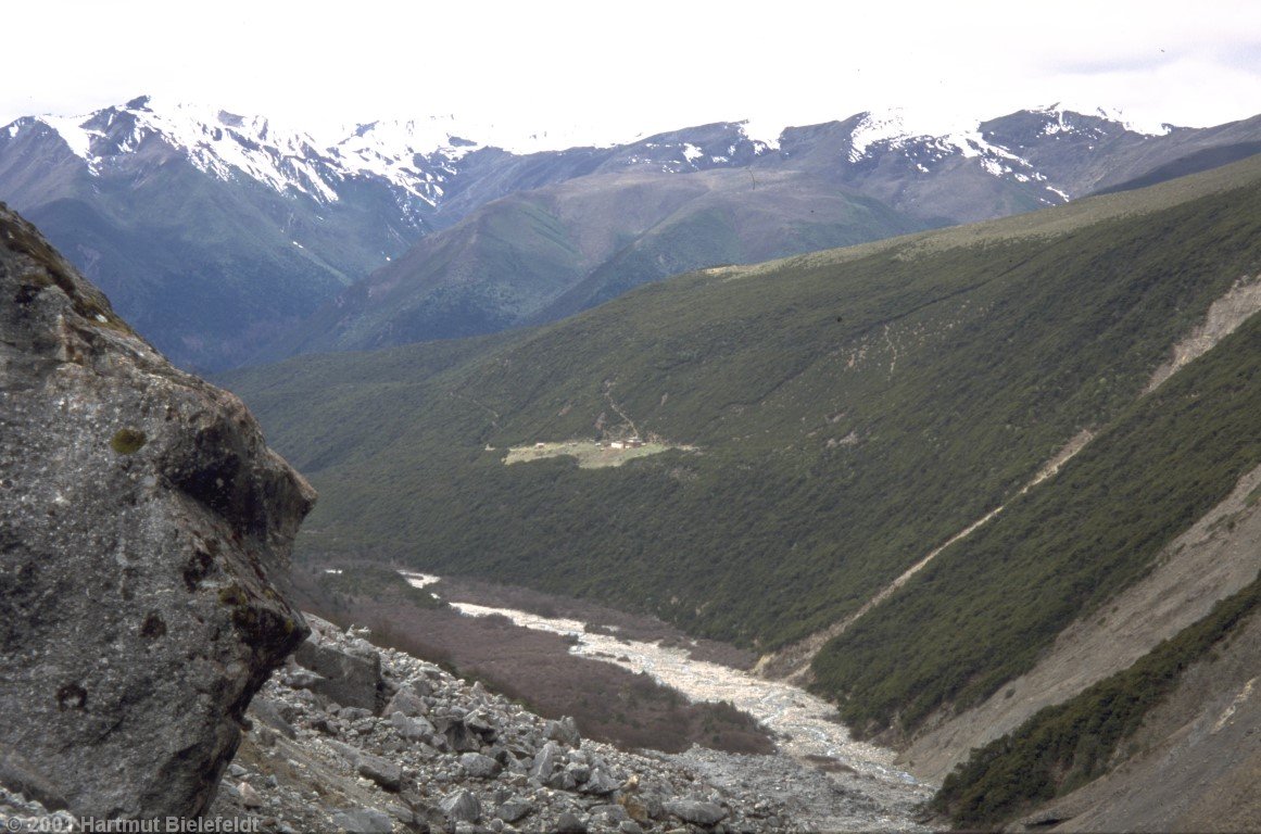 To reach the monastery, we 