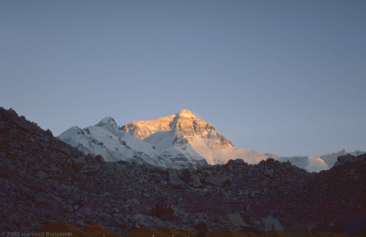 evening in base camp