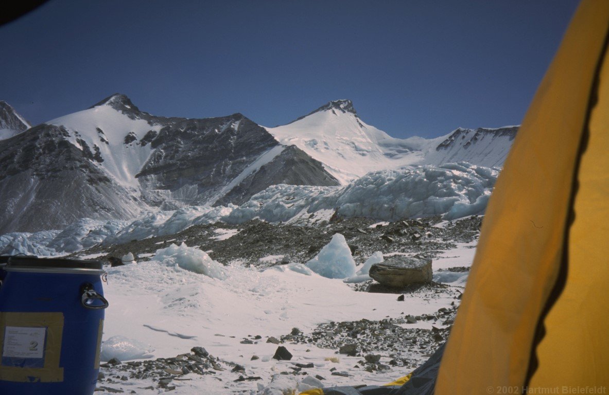 everyday view out of the tent