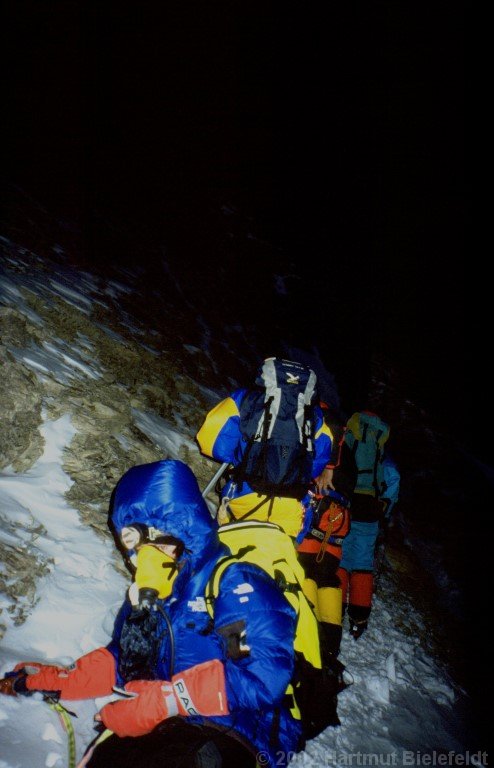 At 3 in the morning we leave, it is pitch dark