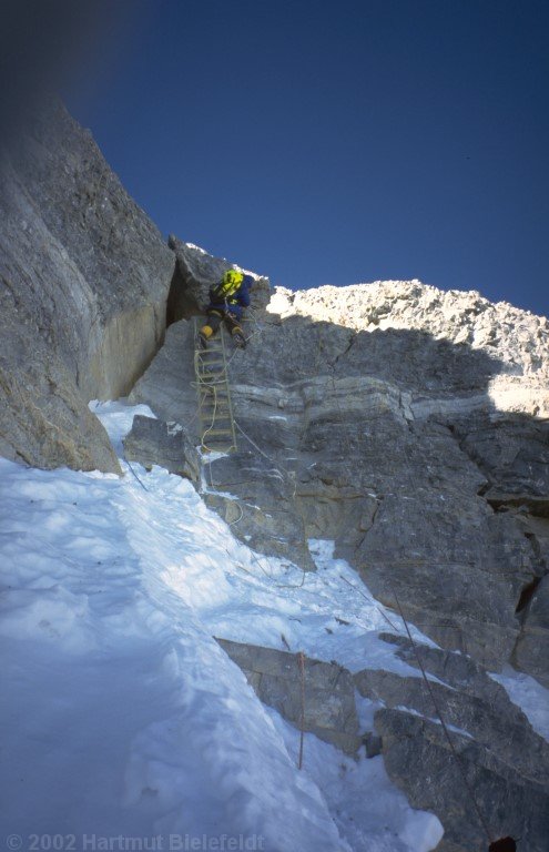 The famous ladder at the Second Step.