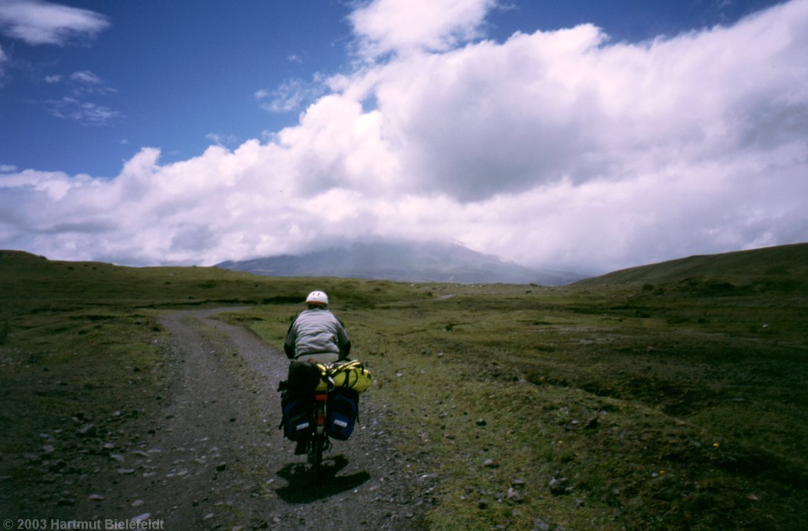 Auf der Hochebene unterwegs Richtung Cotopaxi