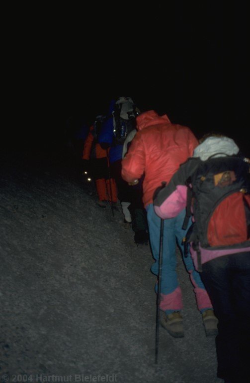 On the normal route, a huge migration is underway
