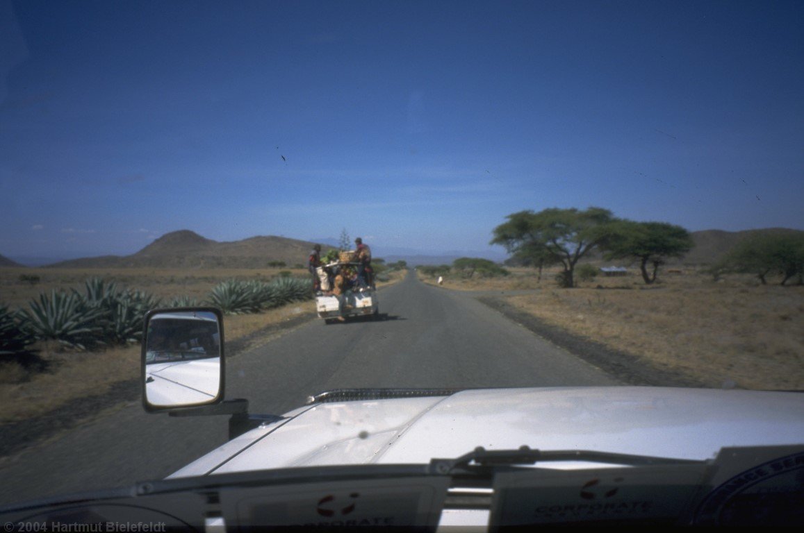 way back to Nairobi through endless Tanzania