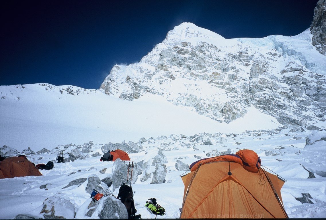 Camp 3, view towards Kamet