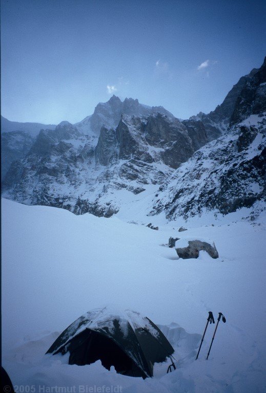 Evening in camp 2