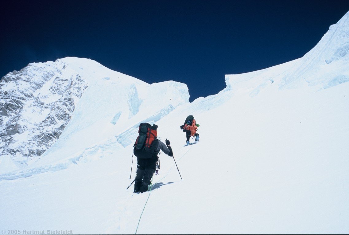 Auf dem Weg zu Lager 5