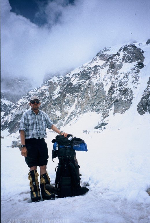 Der Rucksack ist nicht gerade bescheiden