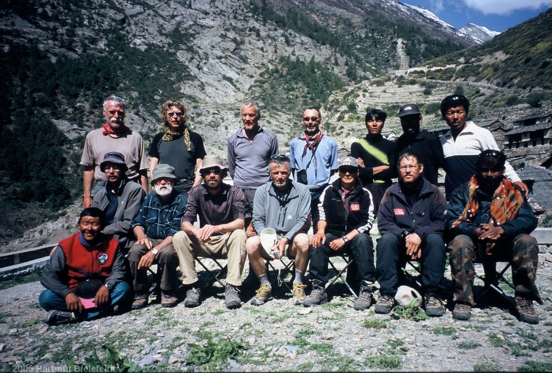 Gruppenbild in Niti