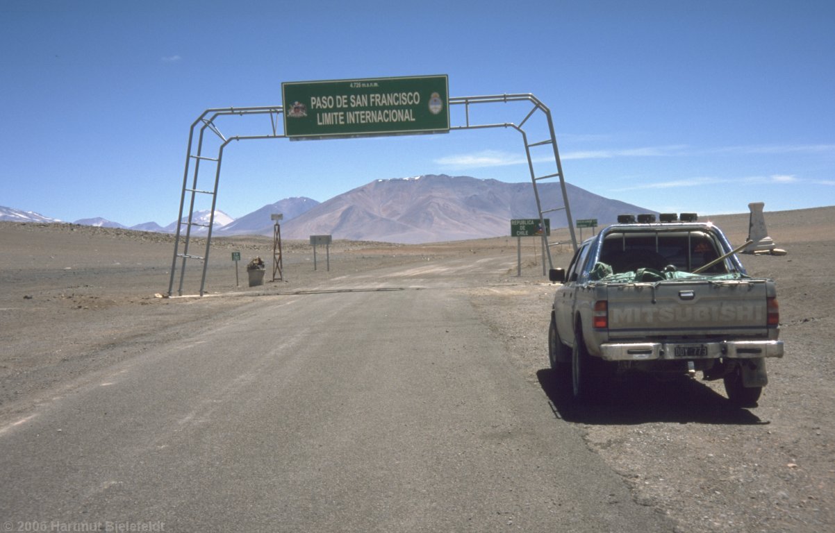 Paso de San Francisco (4726 m)