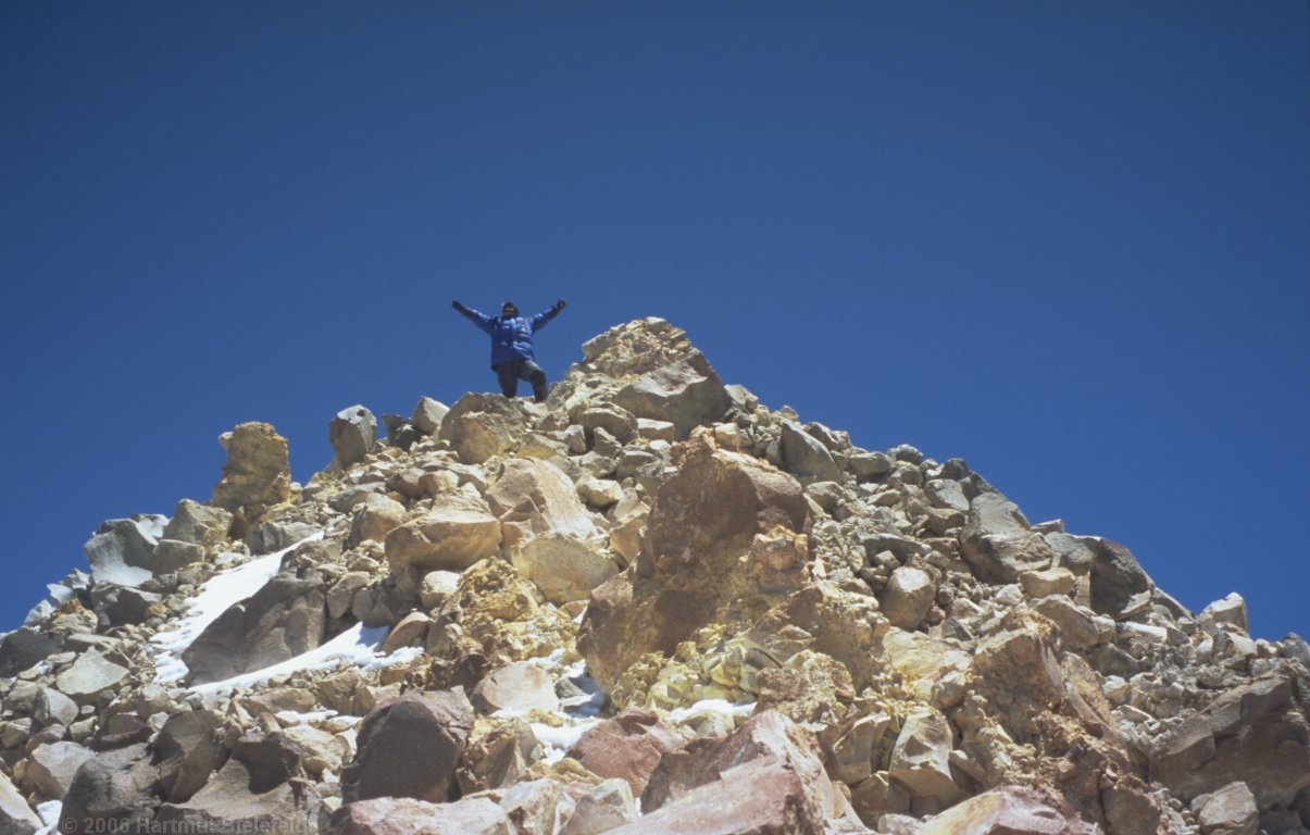The top is reached