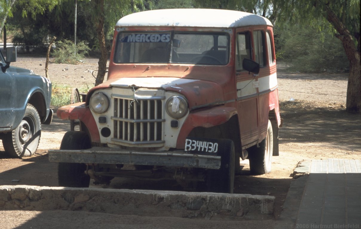 Museum pieces at the carabineros in Fiambalá