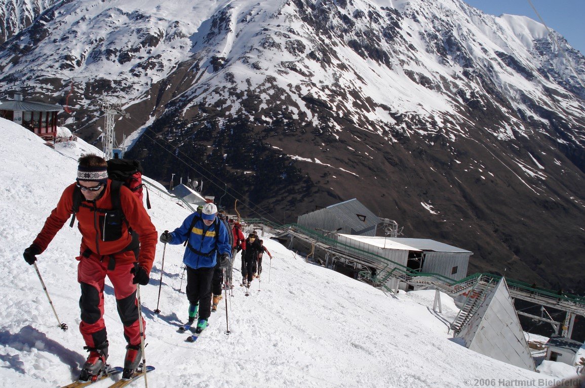 It is a 2 hour climb to the Cheget summit