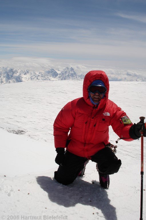 Hartmut on the summit