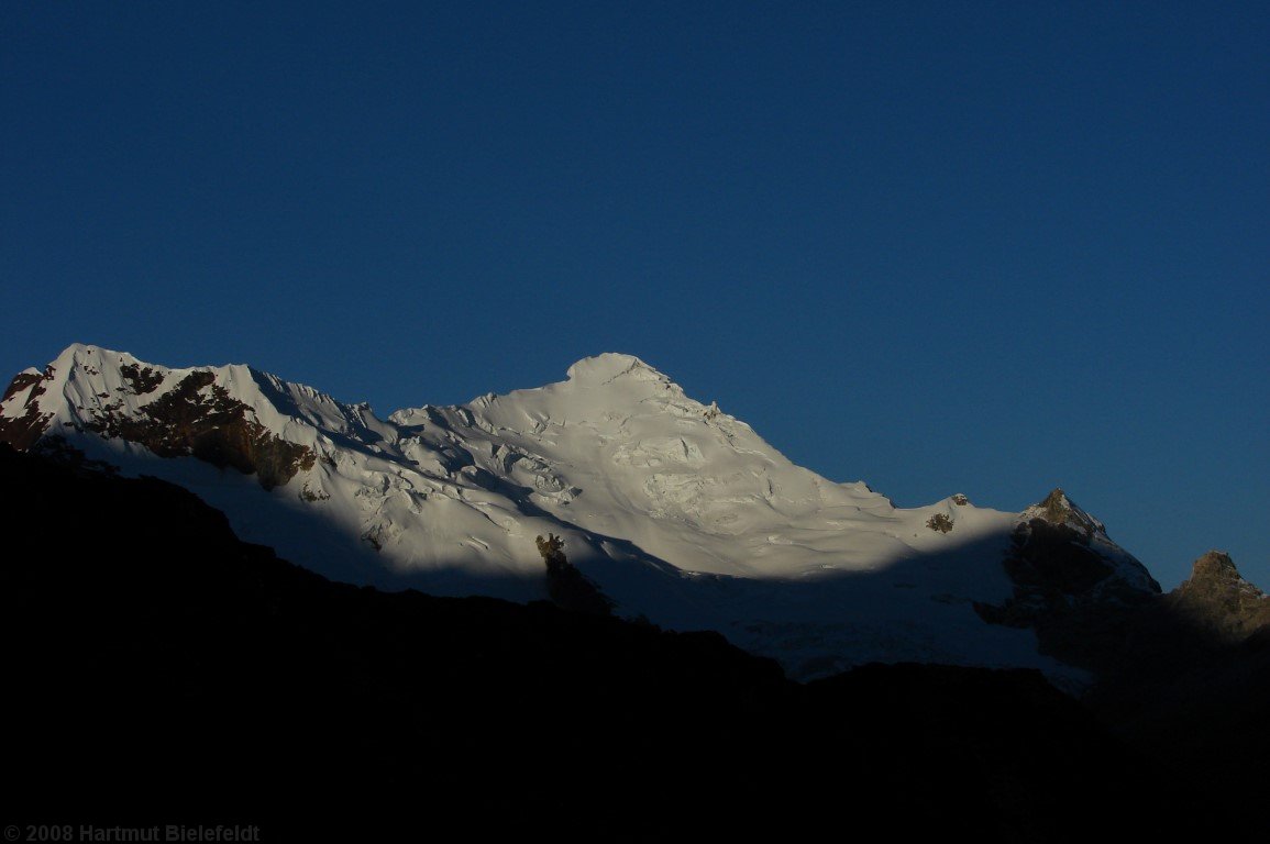 last evening light at Yanapaccha (5460 m)