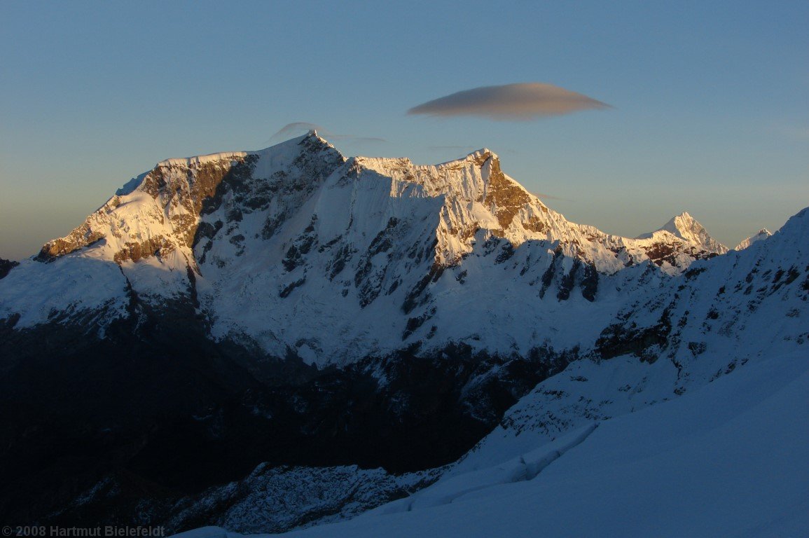 Wie so oft haben wir am Morgen noch lange Zeit Schatten.