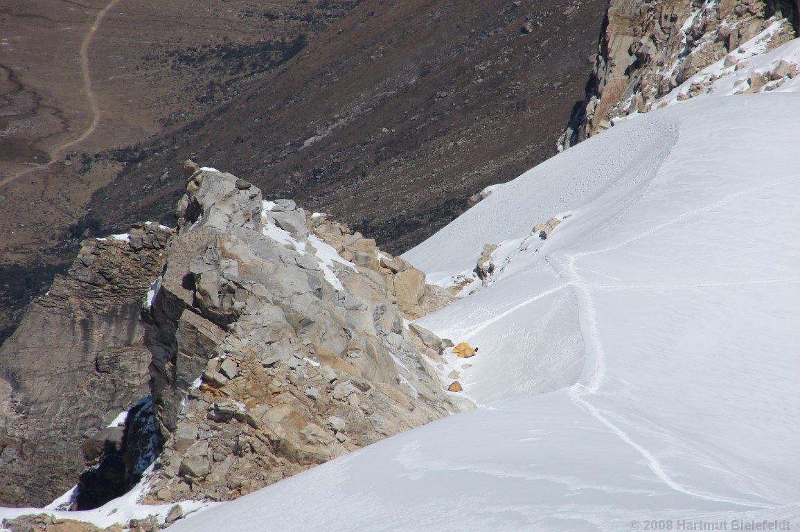 Das Hochlager ist wieder in Sicht