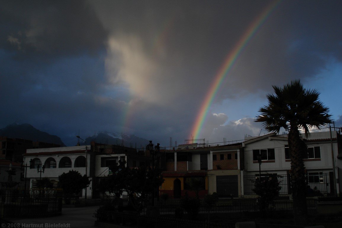 bad weather in Huaraz