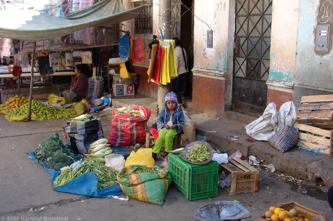 market in Huaraz