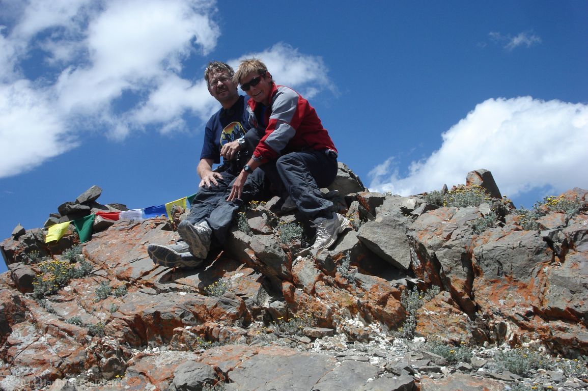 Auf dem Ganda Ri (5199 m)
