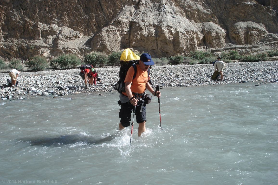 ... wir werden ganz sch�n nass