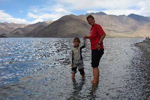 Pangong Tso is not too cold