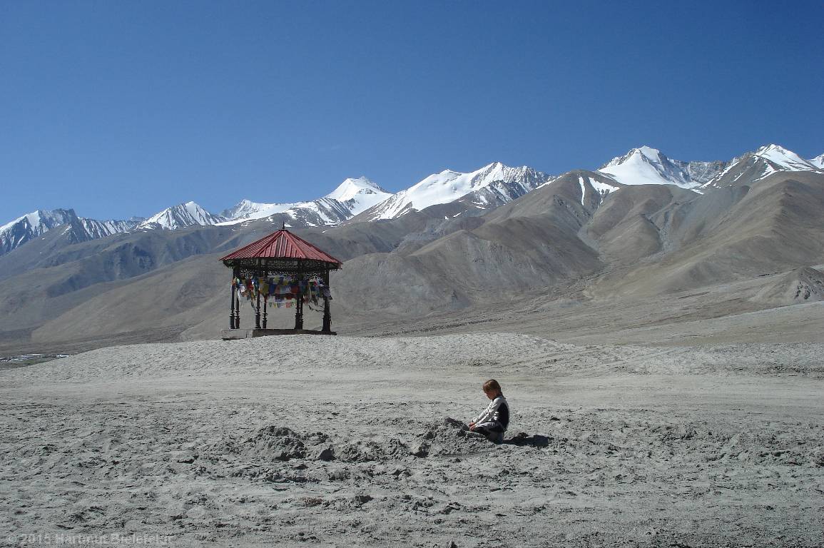 Die Pangong Range ist �ber 6000 m hoch