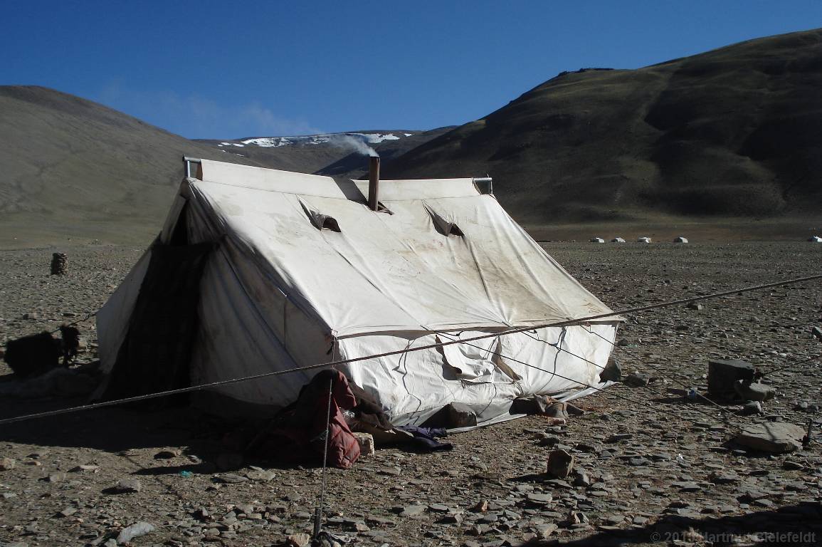 So wohnt man hier als Yak- und Ziegenhirte.