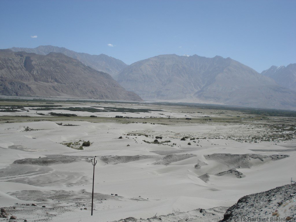 die Sanddünen zwischen Hunder und Diskit