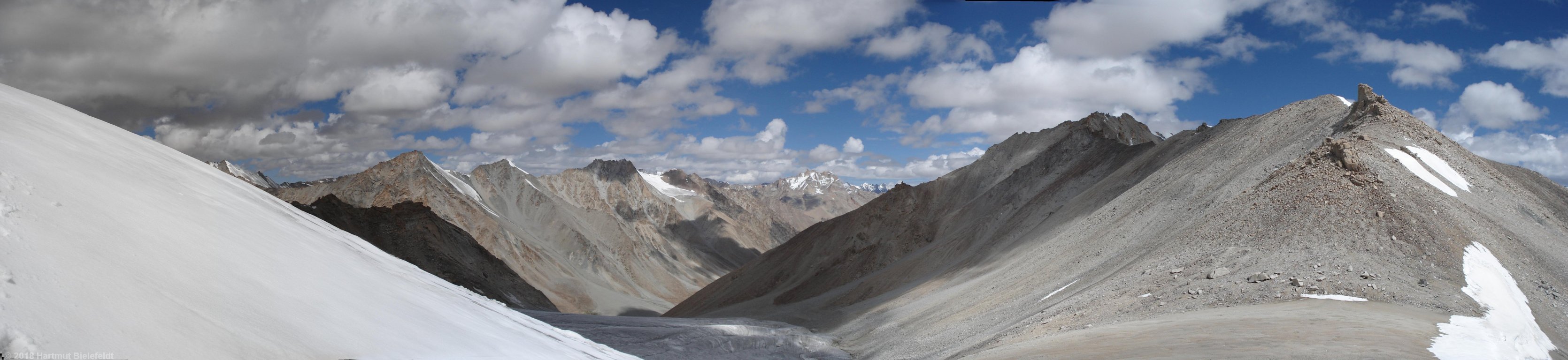 auf dem Nordostgrat, Blick nach Norden