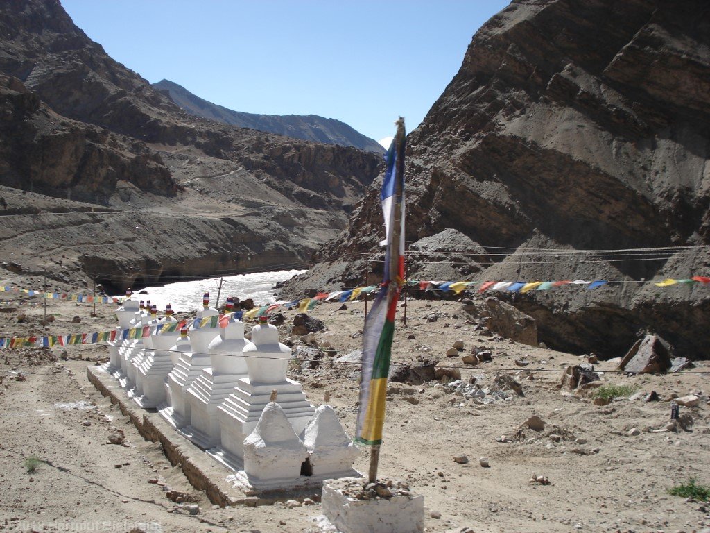 auf dem Rückweg am Indus