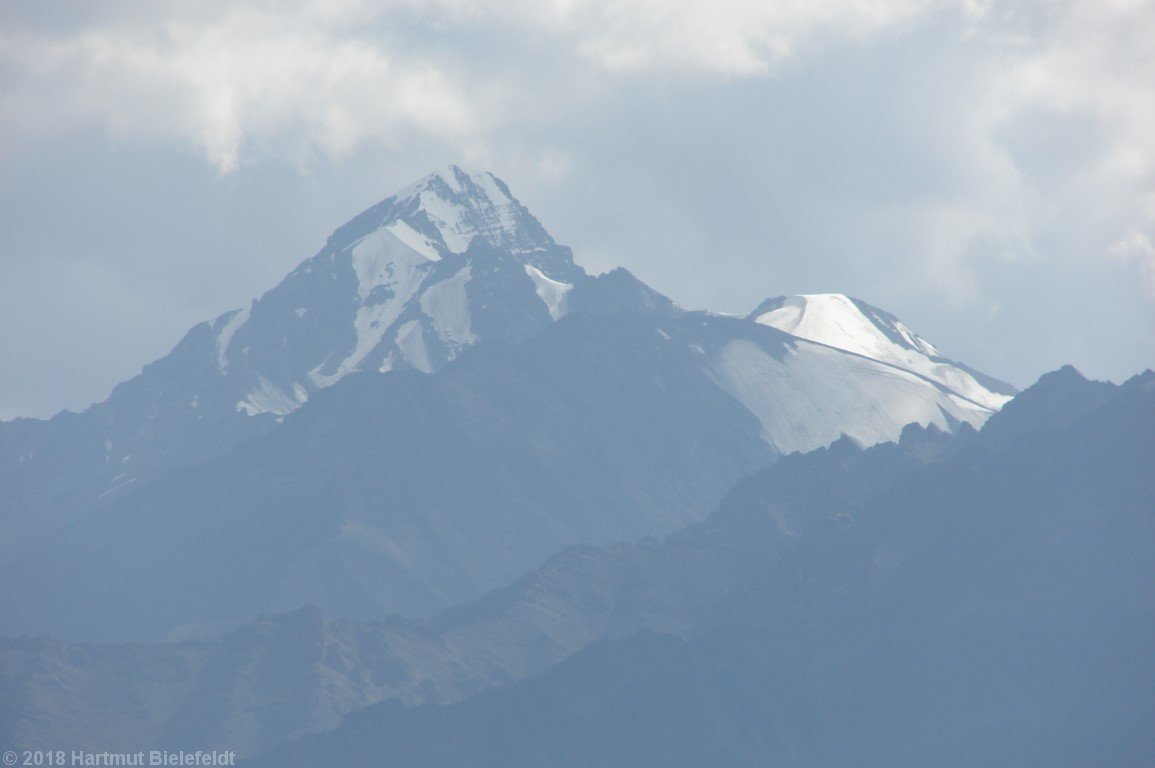 Stok Kangri, von Leh aus gesehen