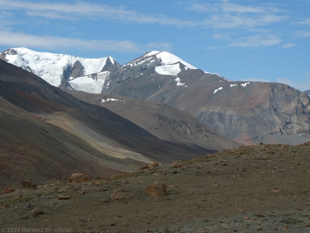 mountains in the background