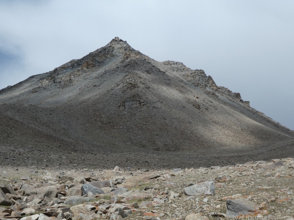 From below, the summit looks more spectacular