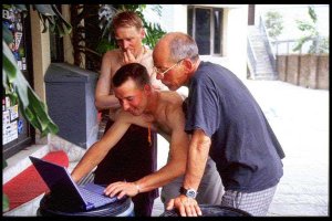 A miracle: In Kathmandu the computer is working again