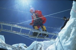 Eckhard on the ladder